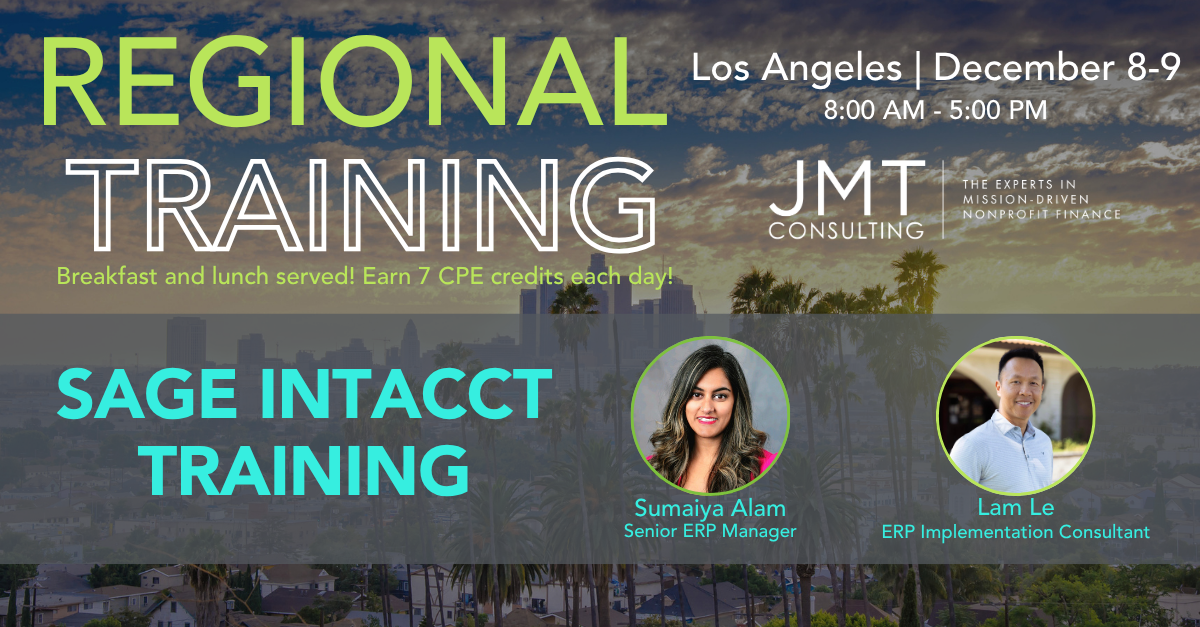 Los Angeles Sage Intacct Training