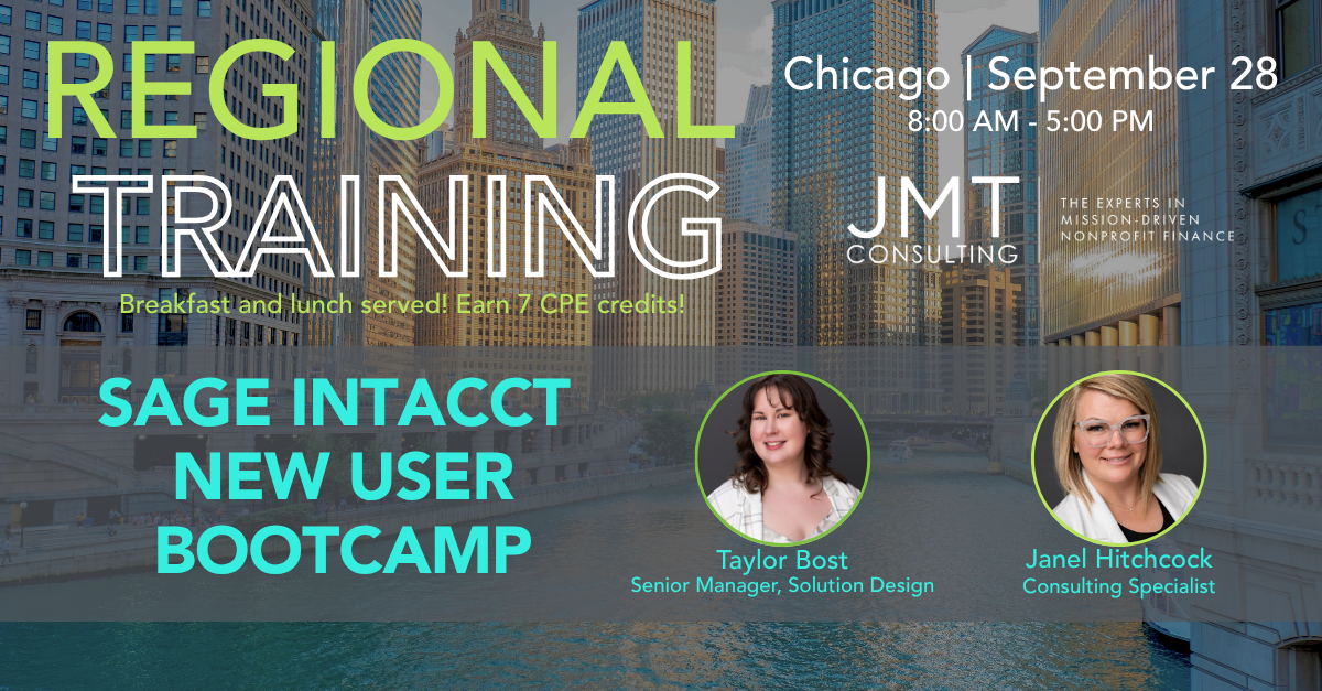 Chicago Sage Intacct Training